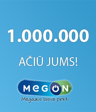 El. komercija: Milijonas, per pirmus metus.